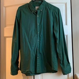 Men’s Life After Denim Forest Green Button Down